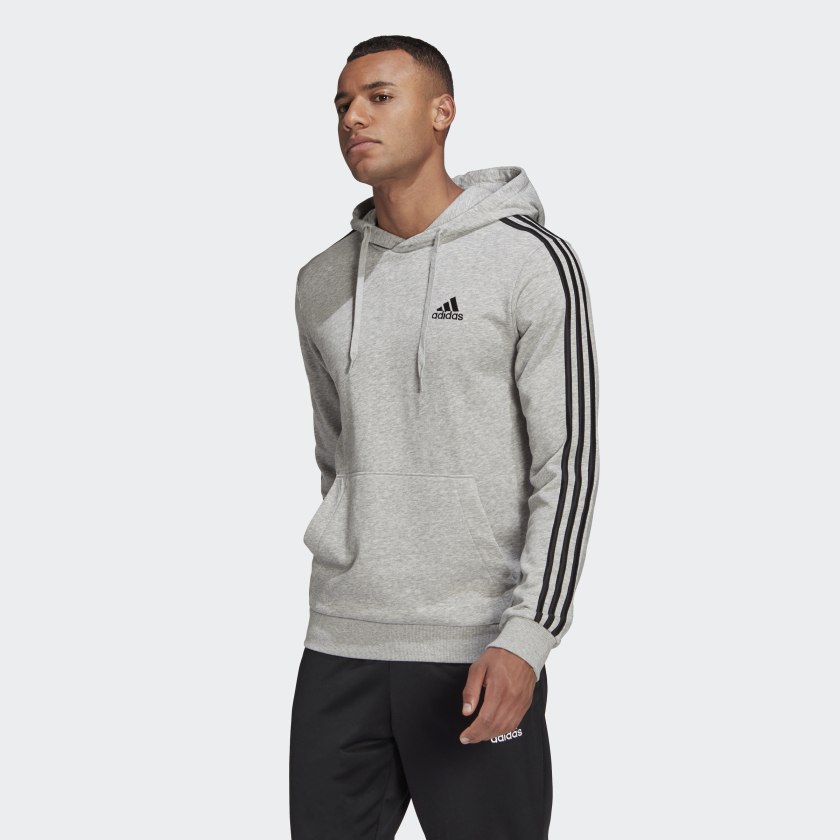 фото Худи мужское adidas m 3s ft hoody черное xs