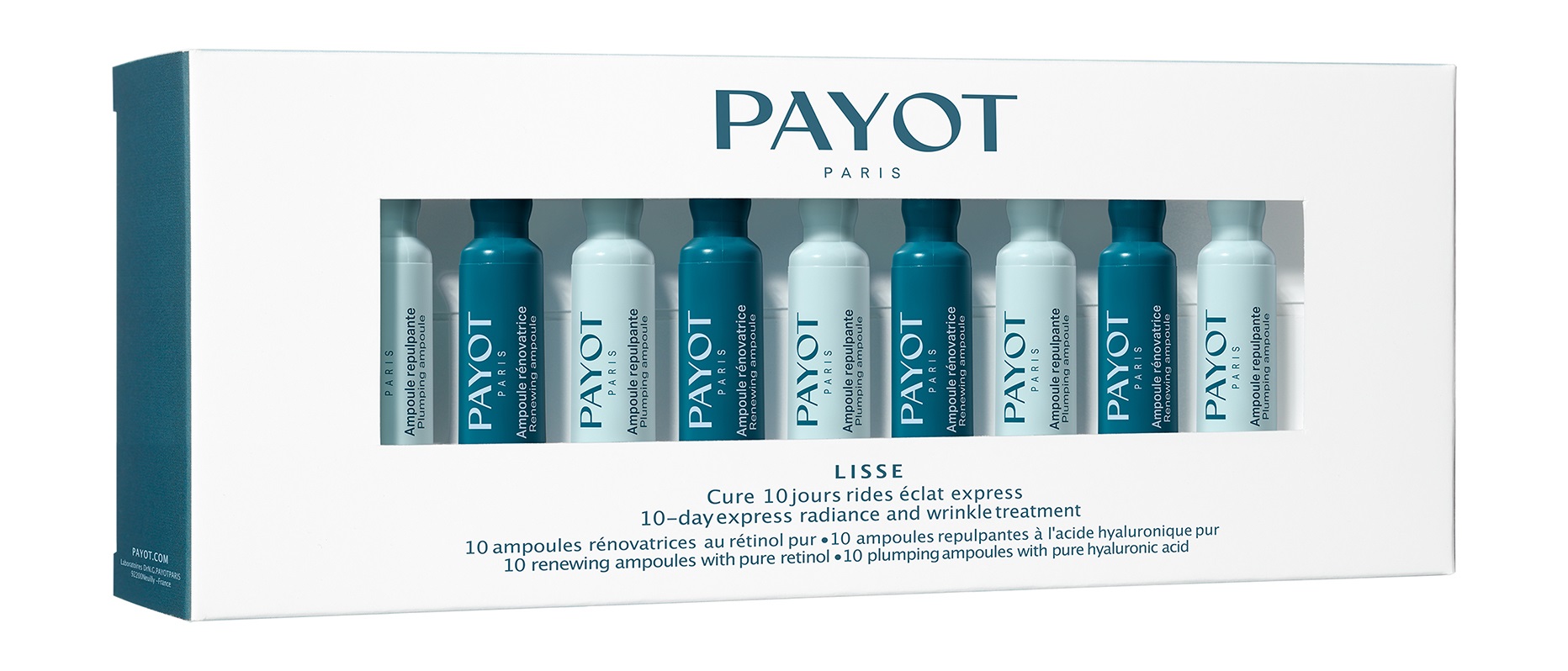 Сыворотка для лица PAYOT Lisse Cure 10Jours Rides Eclat Express разглаживающая 20шт по 1мл