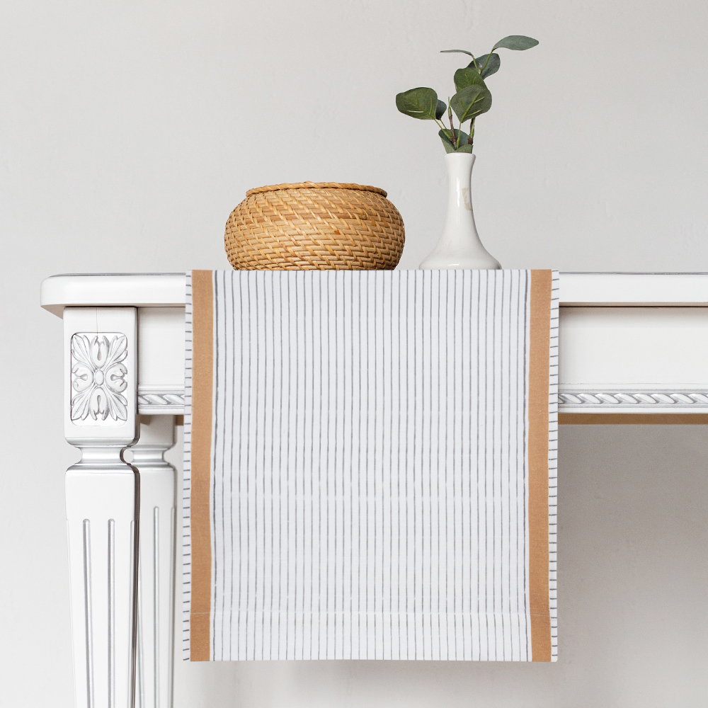 

Дорожка столовая BELLEHOME Stripes, 40х160 см, Белый