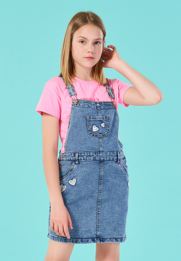 

Сарафан детский Daniele patrici SS21C326 голубой р.128, SS21C326