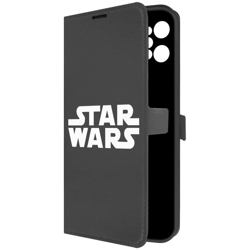 

Чехол-книжка Krutoff Eco Book для Realme C31 Star Wars (Звездные Войны) (черный)