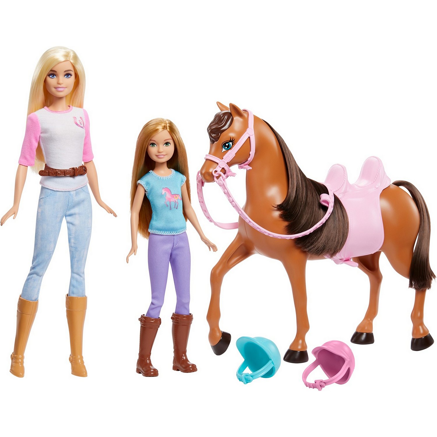 

Набор игровой Barbie Барби и Стейси с лошадью, GXD65, gxd65