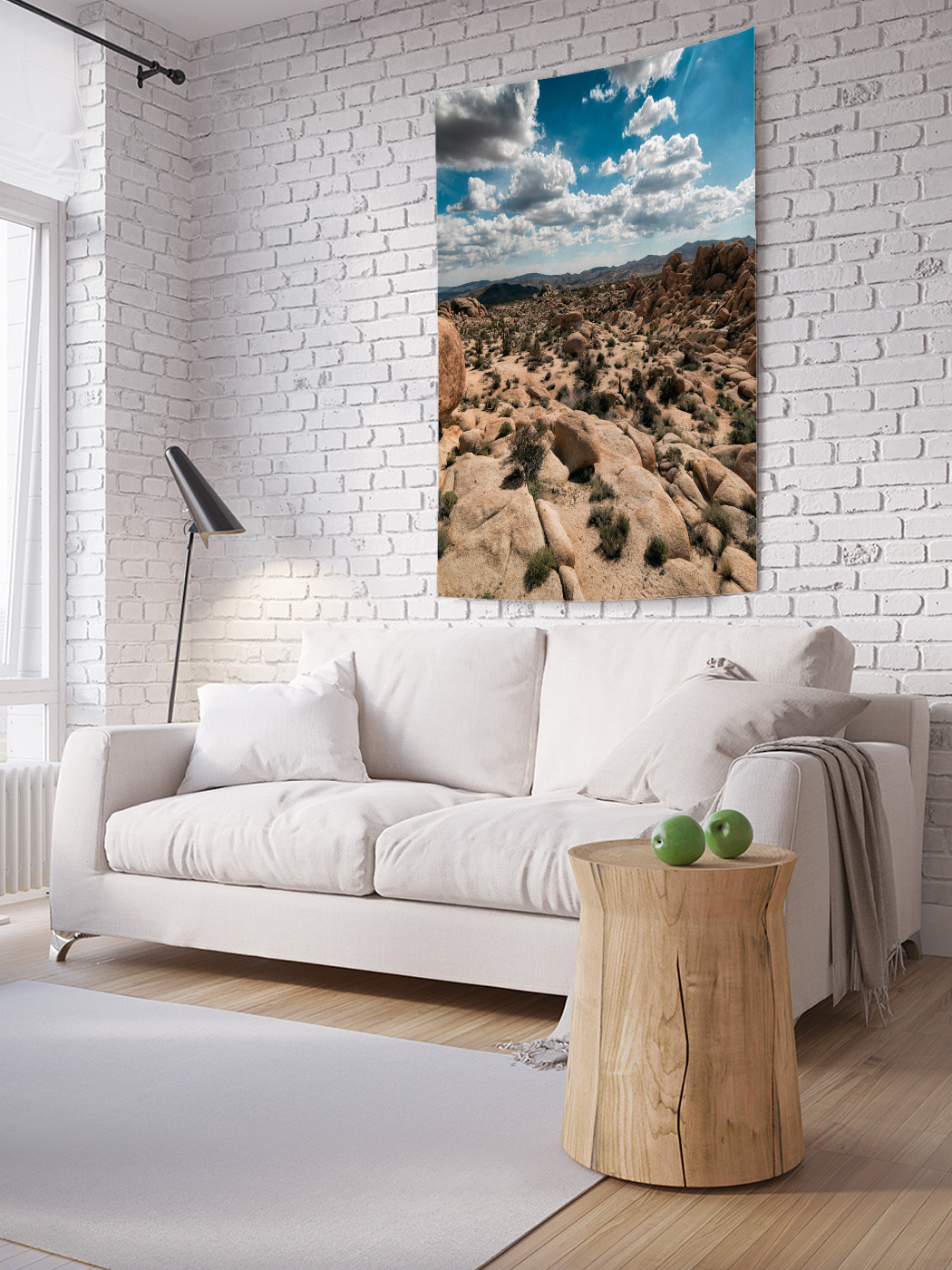 

Вертикальное фотопанно на стену JoyArty Каменистая пустыня 100x150 см, Каменистая пустыня