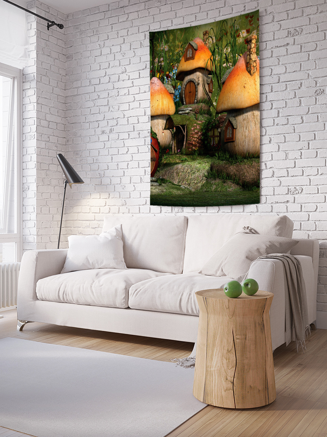 

Вертикальное фотопанно на стену JoyArty Сказочные домики 100x150 см, Сказочные домики