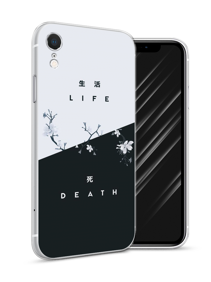 

Чехол Awog на Apple iPhone XR (10R) / Айфон XR (10R) "Life and death", Разноцветный, 12050-7