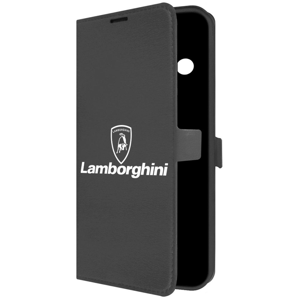 

Чехол-книжка Krutoff Eco Book для Realme 11 Pro+ Lamborghini черный