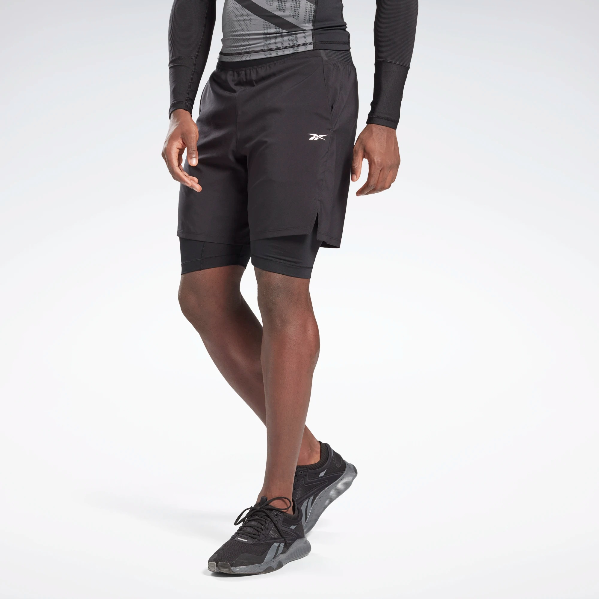 фото Шорты мужские reebok training app short men черные 2xl