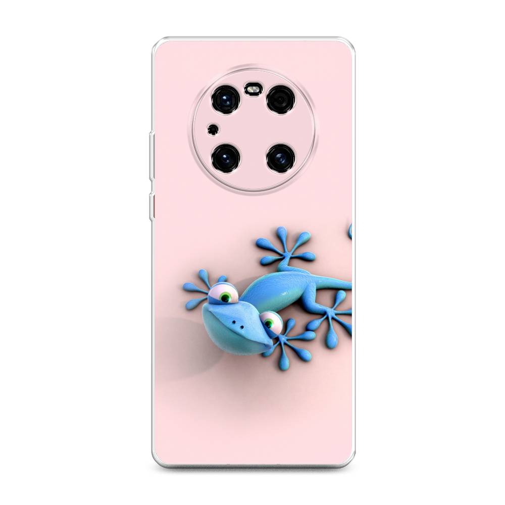 

Чехол Awog на Huawei Mate 40E Pro "Голубая ящерка", Разноцветный, 6107550-2