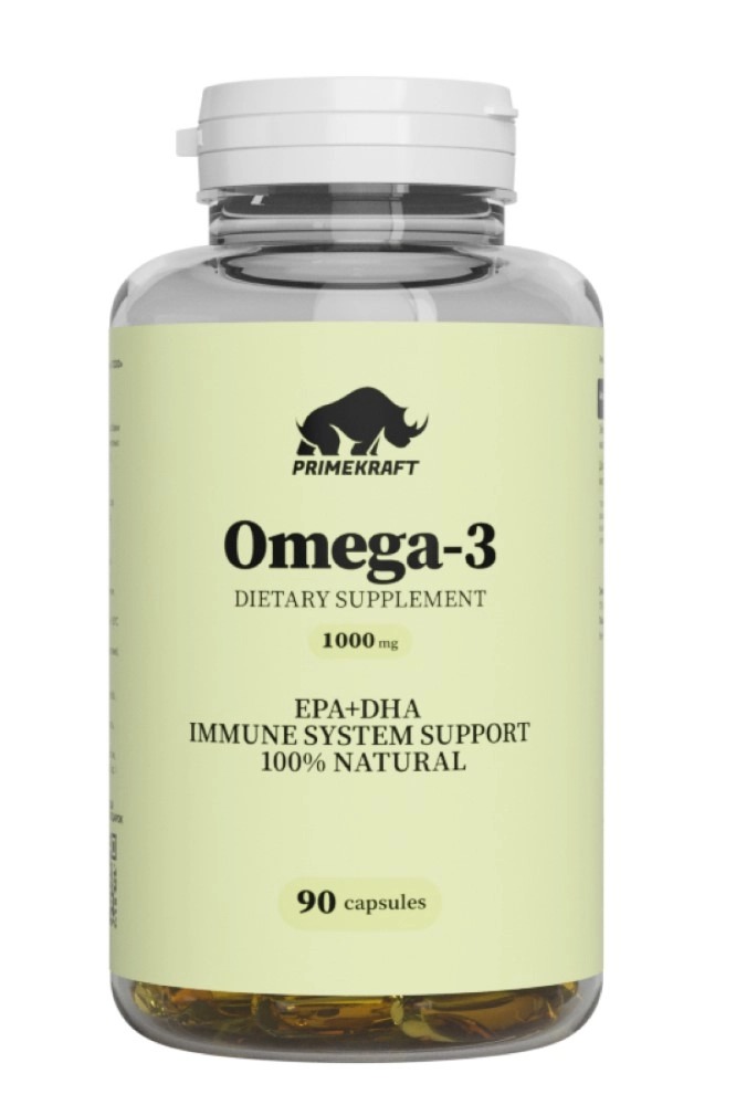 

Prime Kraft Omega-3 1000, 90 caps (90 капсул), Omega-3