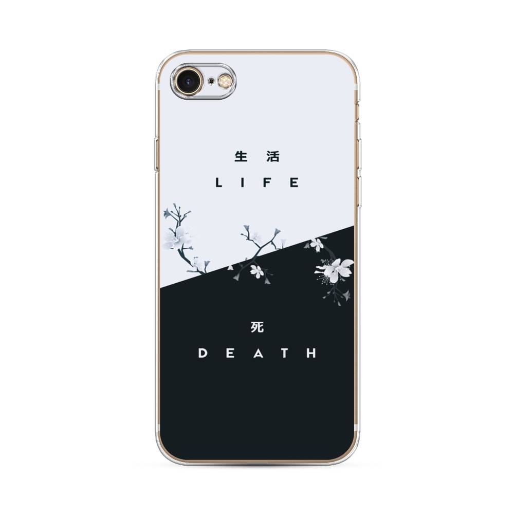 

Чехол Awog на Apple iPhone 8 / Айфон 8 "Life and death", Разноцветный, 10850-7