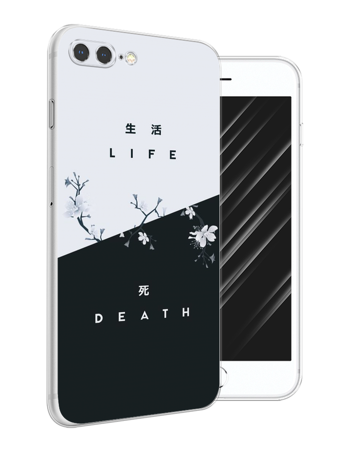 

Чехол Awog на Apple iPhone 7 Plus / Айфон 7 Plus "Life and death", Разноцветный, 10750-7