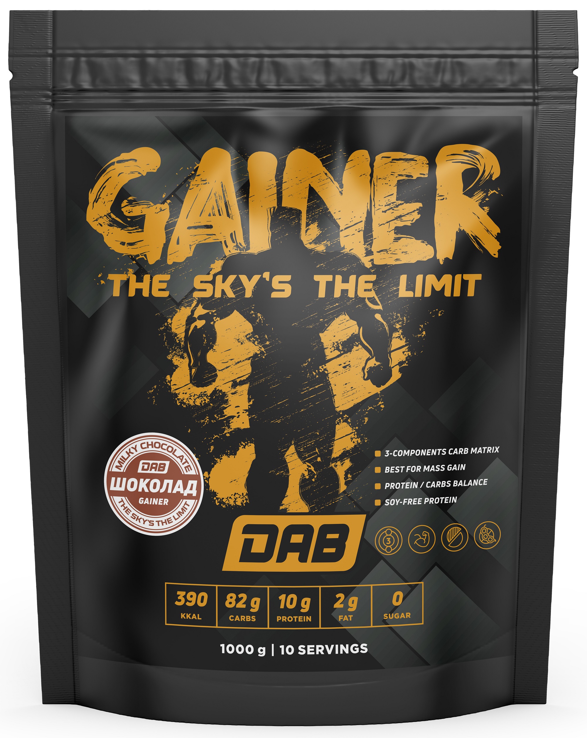 DAB Gainer 1000 g (шоколад)