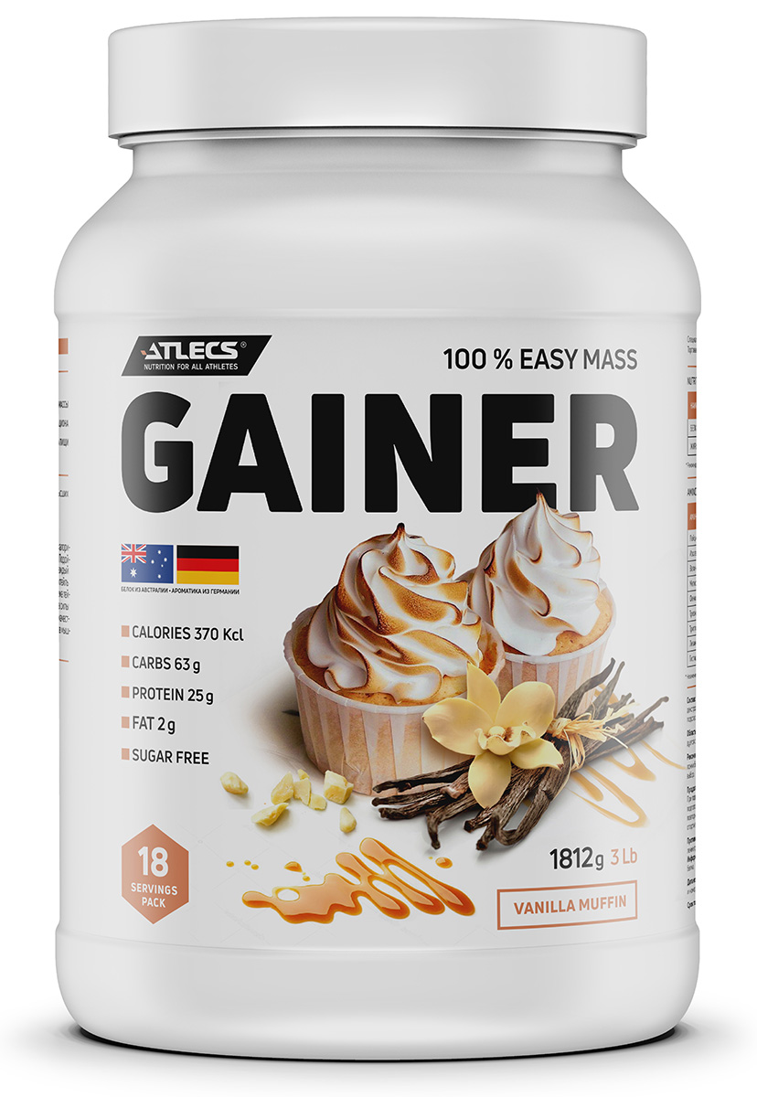 Atlecs Gainer 1812 g,   (ванильный кекс)