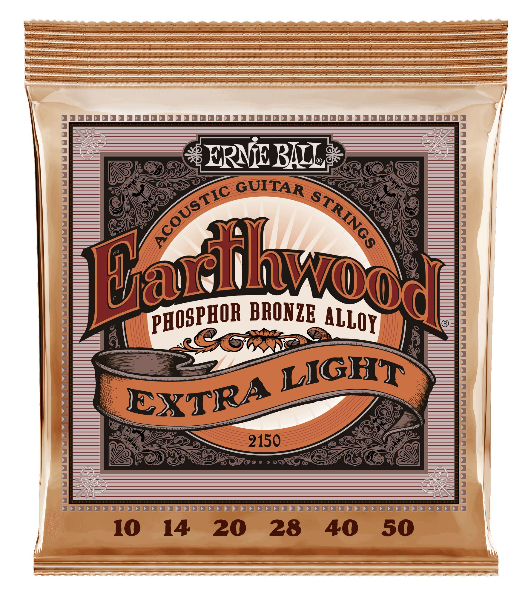 

Ernie Ball 2150 Earthwood Phosphor Bronze Струны для 6 струнной акустической гитары Калибр