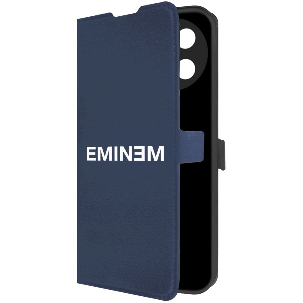 

Чехол-книжка Krutoff Eco Book для Realme 11 4G Eminem синий