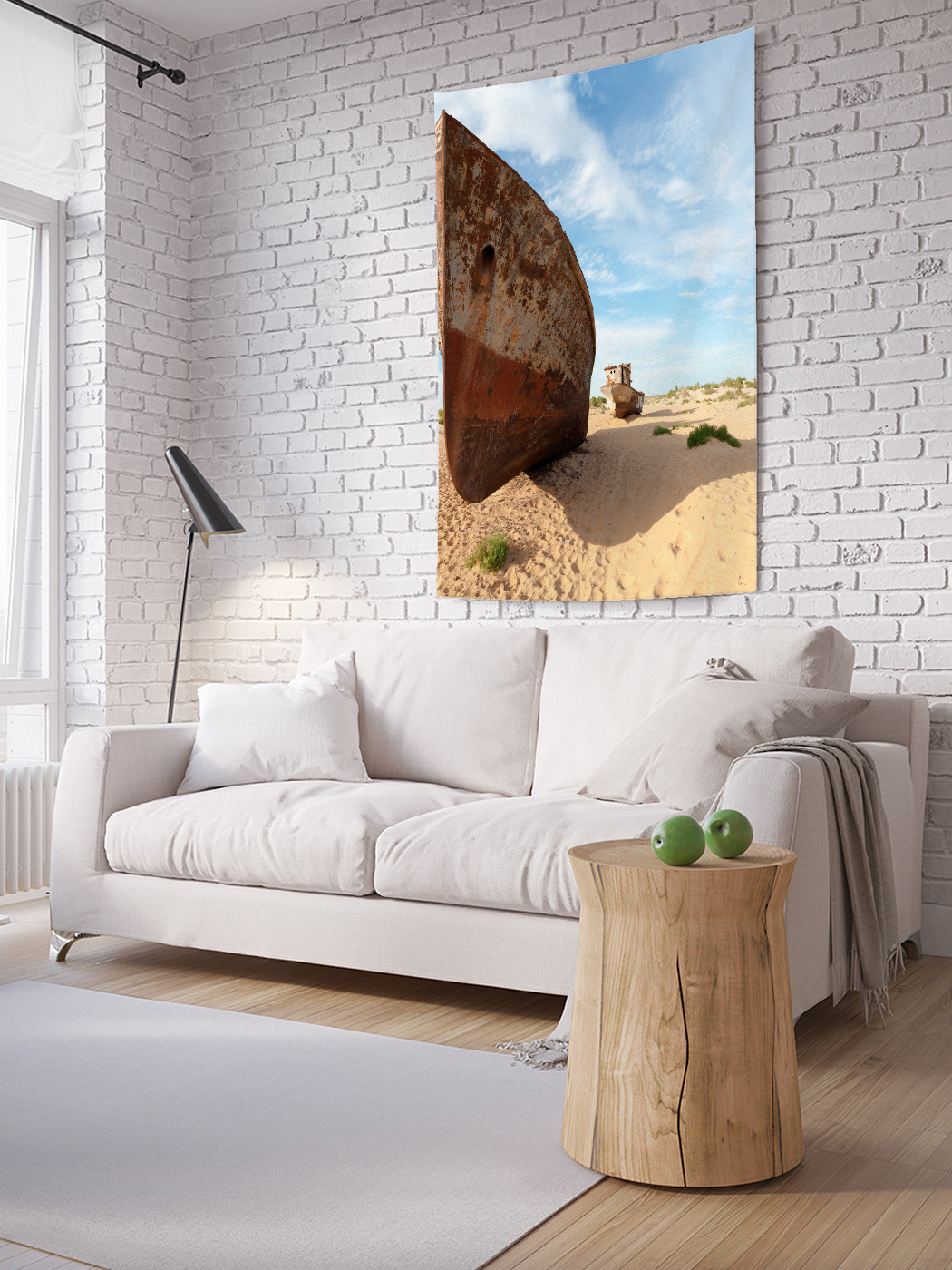 

Вертикальное фотопанно на стену JoyArty Недвижимый корабль 100x150 см, Недвижимый корабль