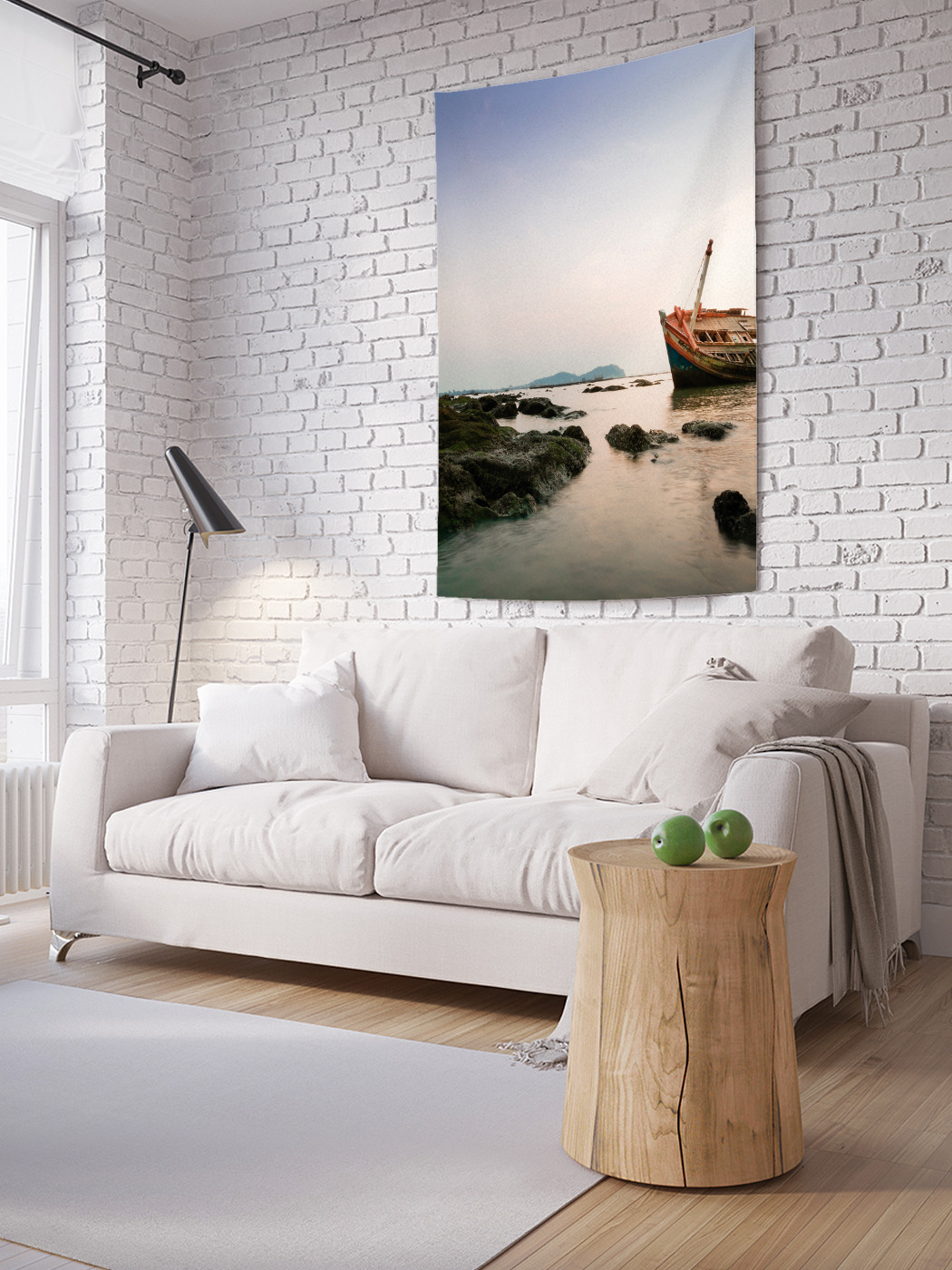 

Вертикальное фотопанно на стену JoyArty Гибель корабля 100x150 см, Гибель корабля