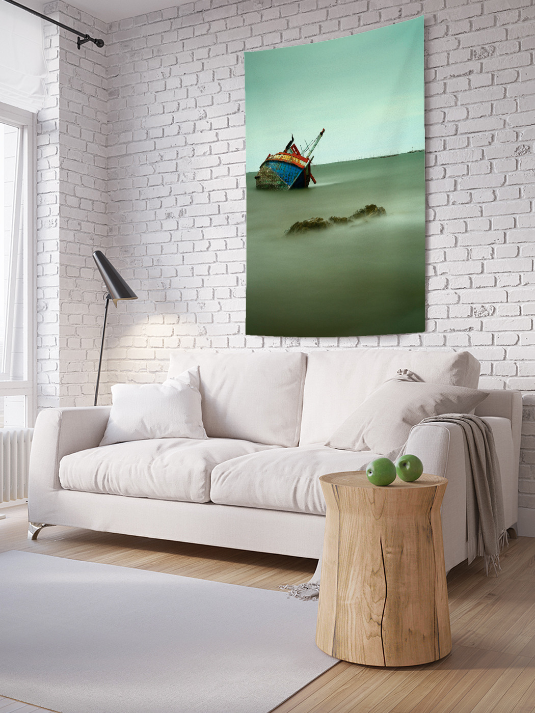 

Вертикальное фотопанно на стену JoyArty Крушение корабля 100x150 см, Крушение корабля