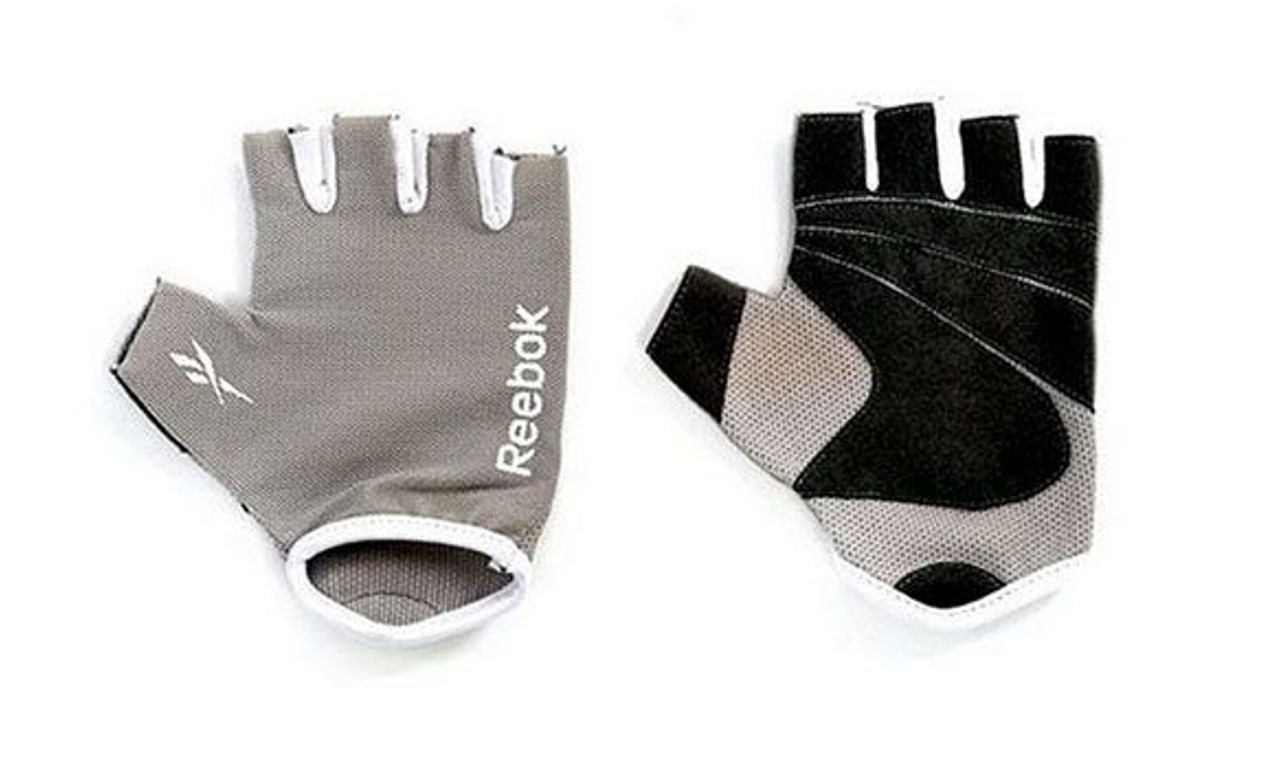 Перчатки для фитнеса Reebok RAEL-1113, серый, S; M