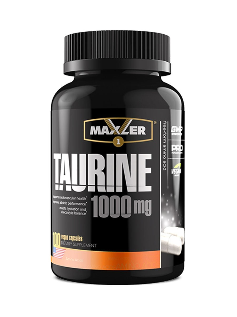 Maxler Taurine 1000 mg, 100 vcaps (100 капсул)