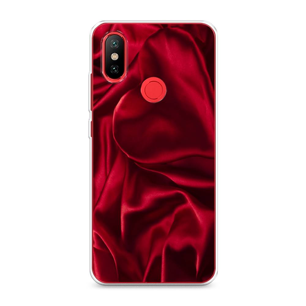 

Чехол Awog на Xiaomi Mi 6X/A2 "Текстура красный шелк", Разноцветный, 33250-3