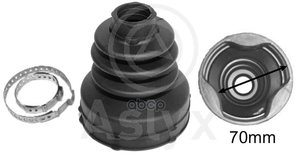 

К-КТ ПЫЛЬНИКА ШРУСА FRD FOCUS IIC-MAX 1.6TDCI1.8TDCI 04- 25x69мм. 1шт