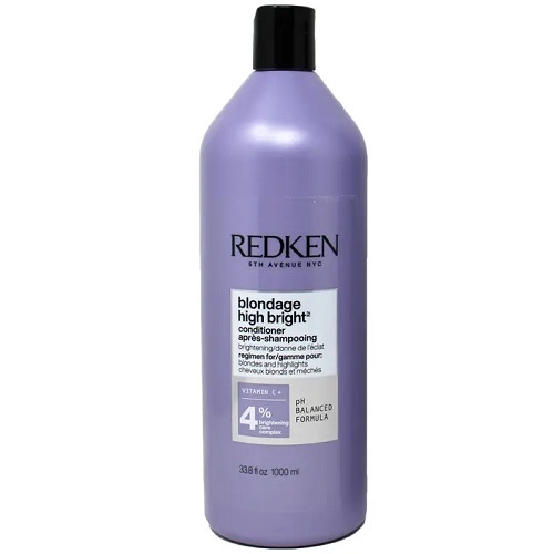 Кондиционер Redken Blondage High Bright 1000 мл кондиционер для светлых волос великолепие а bright blonde conditioner for beautiful color or344 200 мл