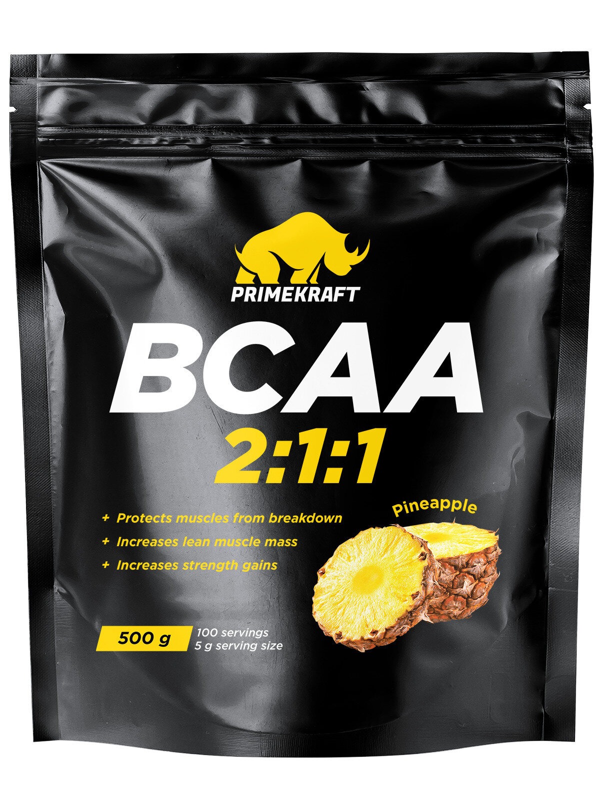 

Prime Kraft BCAA 2.1.1, 500 g (ананас), BCAA 2.1.1