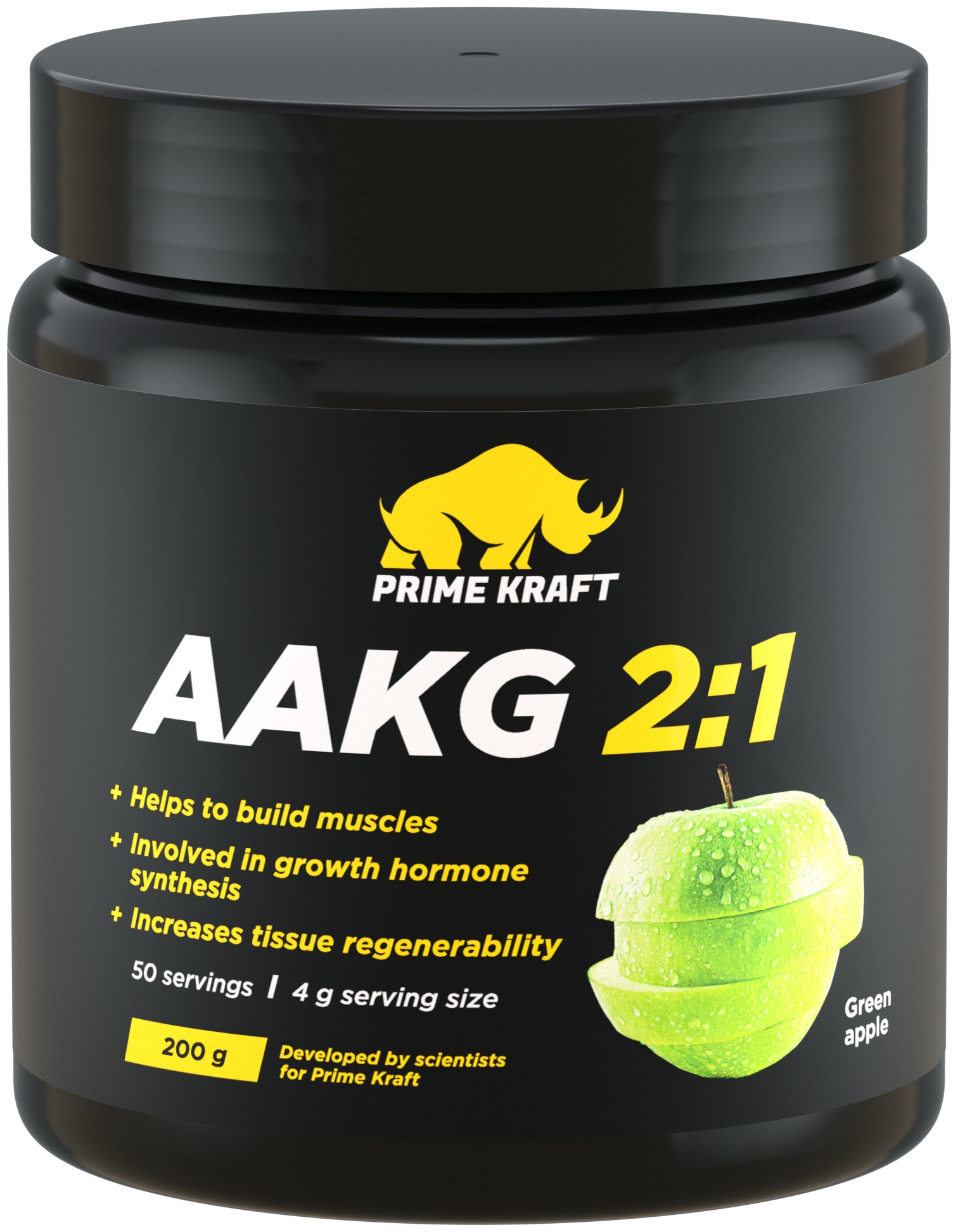 Prime Kraft AAKG 2:1, 200 гр. (зеленое яблоко)