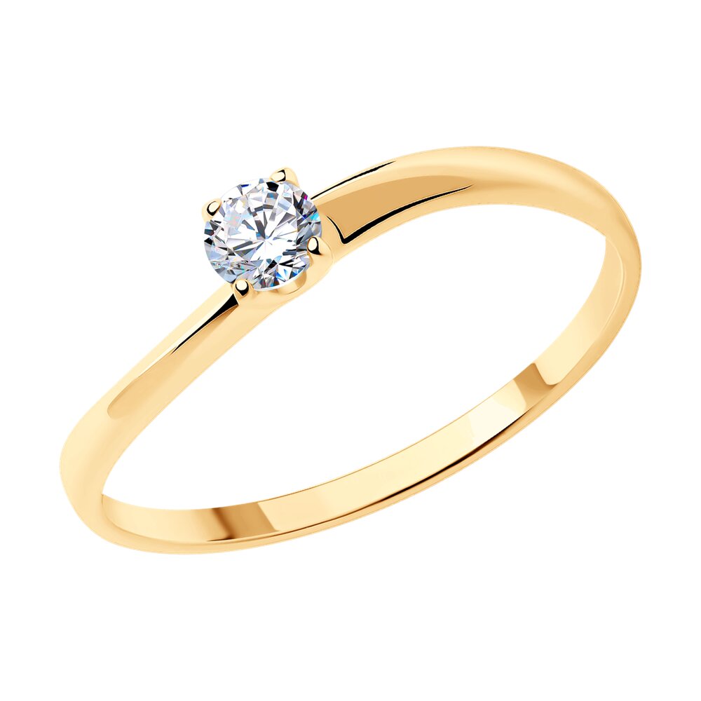 

Кольцо из серебра р. 17 SOKOLOV 93011085, фианит, 93011085