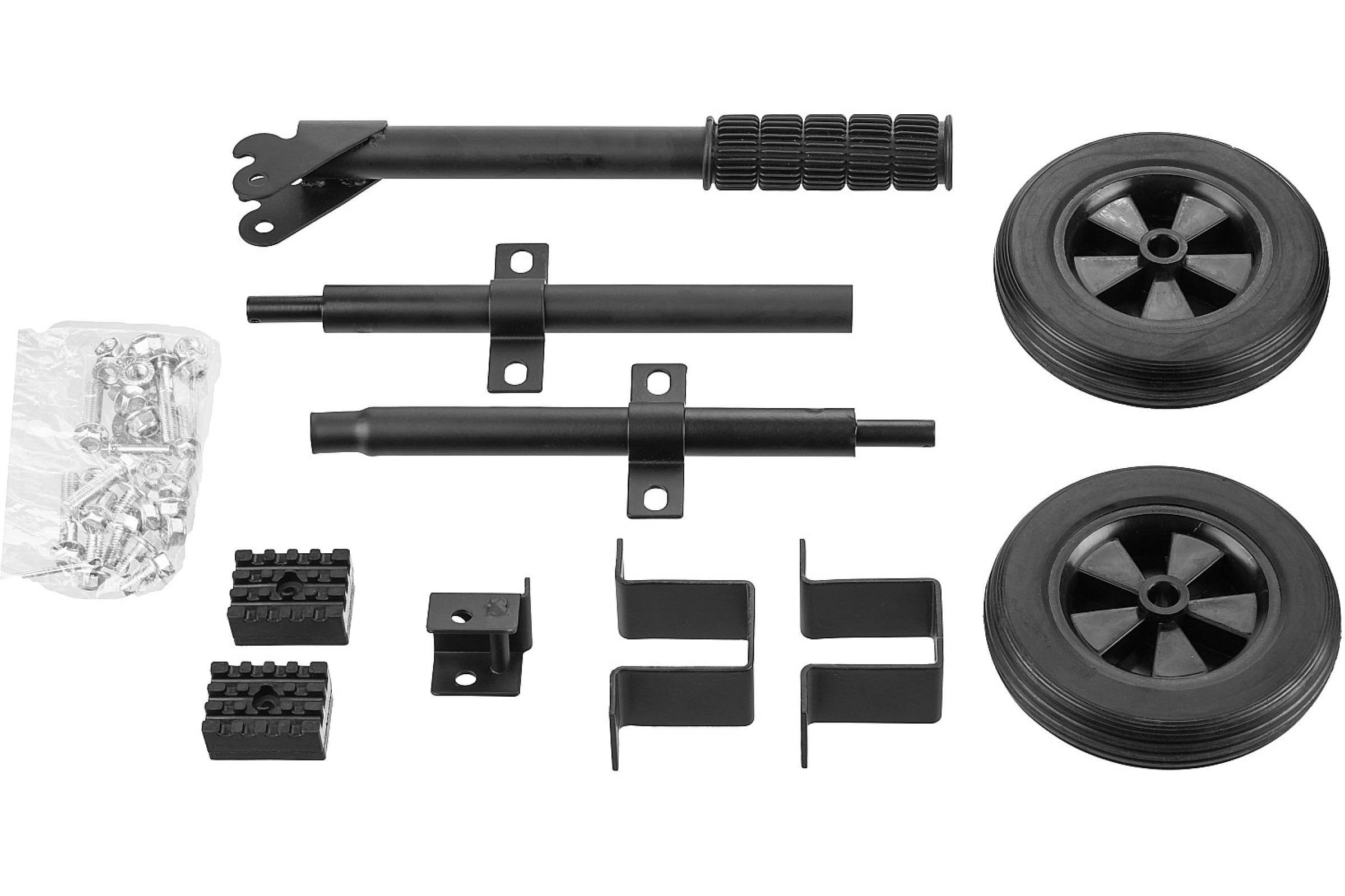 Набор колес ЗУБР Набор для перемещения бензогенераторов мощностью до 3500 Вт ЗУБР НКР-1 100042389420 черный