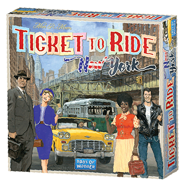 Настольная игра Ticket to Ride Express: New York City 1960 семейная настольная игра hobby world ticket to ride junior европа 1867