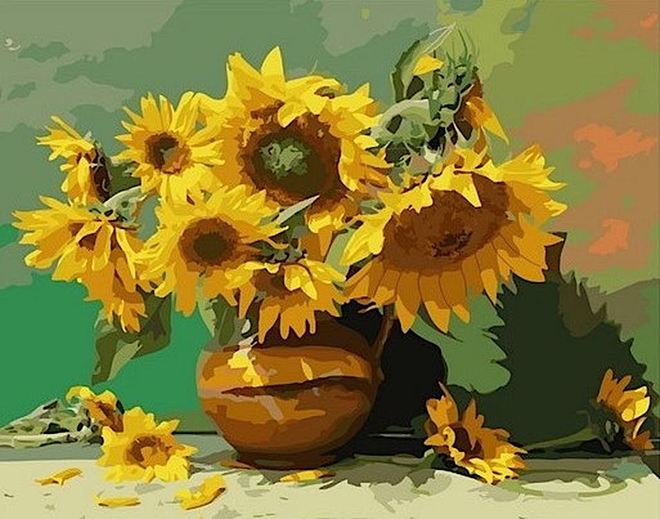 

Картина по номерам Paintboy (Premium) Букет подсолнухов GX39632