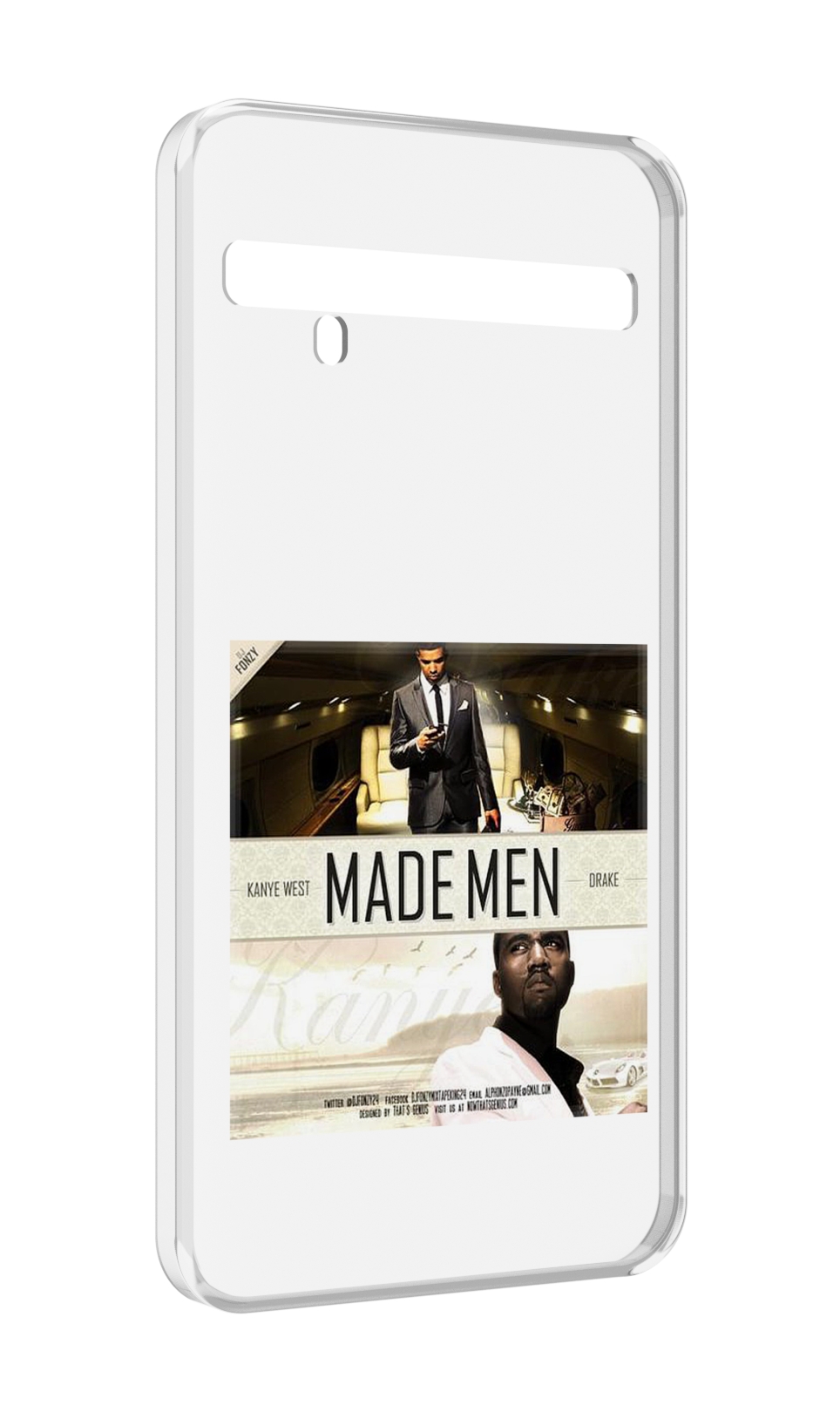 

Чехол MyPads Kanye West & Drake - Made Men для TCL 10 Pro / TCL 10 + Plus, Прозрачный, Tocco