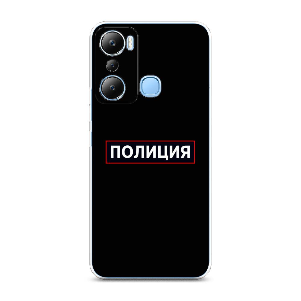 

Чехол Awog на Infinix HOT 20i "Police logo", Черный;белый;красный, 3102950-5