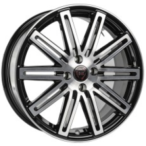 

Колесный диск R17 5x114,3 7J ET35 D60,1 NZ Wheels R-01 BKF, Черный;серебристый