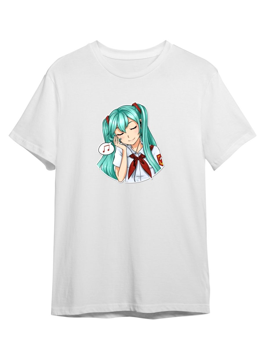 

Футболка унисекс СувенирShop Бесконечное лето/Мику Хацунэ/Аниме 5 белая 4XL, Белый, "Бесконечное лето/Мику Хацунэ/Аниме" 5