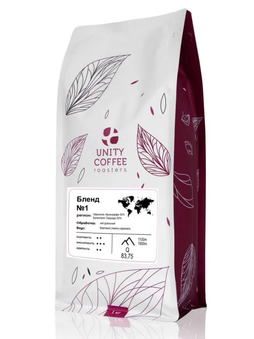 

Кофе в зернах Unity coffee Смесь Бленд №1, 1 кг