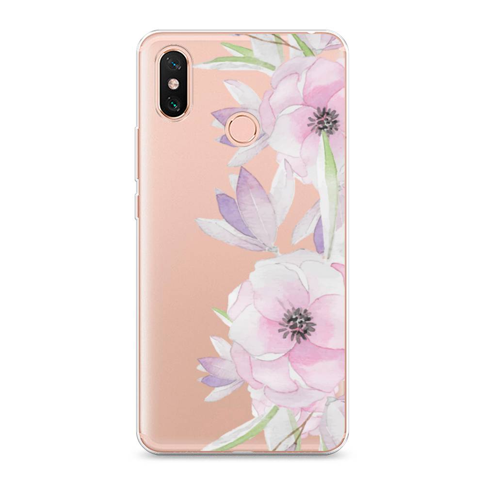 

Чехол Awog на Xiaomi Mi Max 3 "Нежные анемоны", Разноцветный, 34350-8