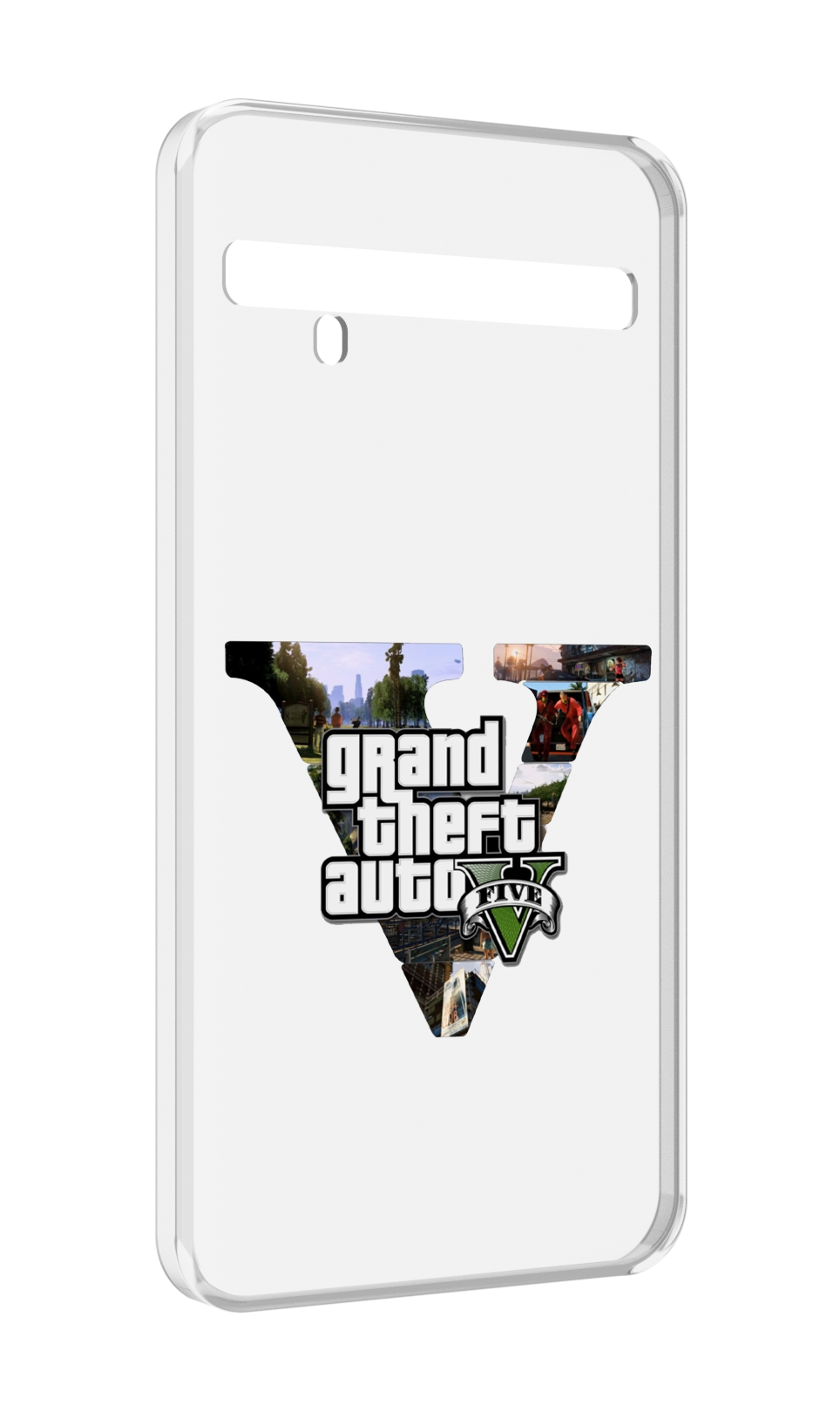 

Чехол MyPads GTA 5 логотип для TCL 10 Pro / TCL 10 + Plus, Прозрачный, Tocco