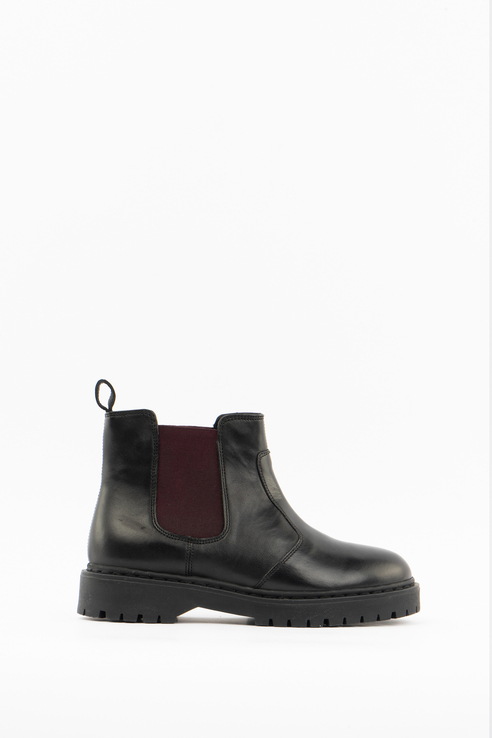 

Ботинки женские Geox D Bleyze Ankle Boots Black/Dk Burgundy черные 41 RU, D Bleyze Ankle Boots Black/Dk Burgundy