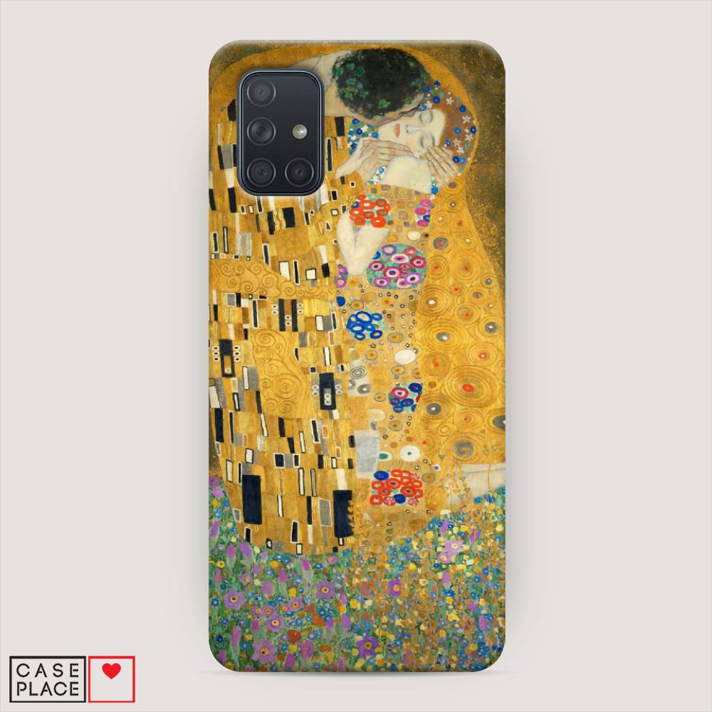 

Пластиковый чехол "Поцелуй Гюстава Климта" на Samsung Galaxy A71, 29020-7