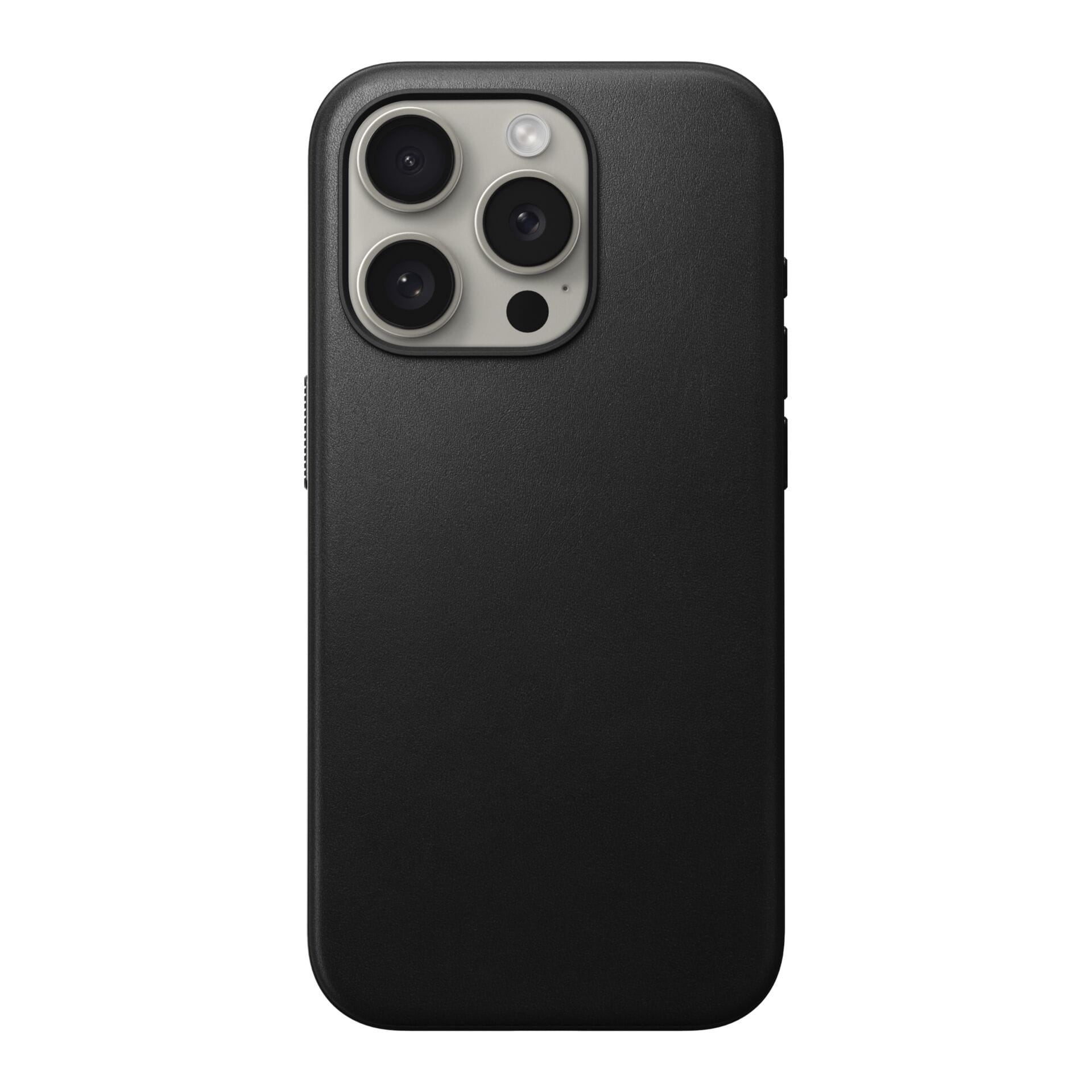 Кожаный чехол Nomad Modern Leather Case для iPhone 15 Pro, черный, NM01613985