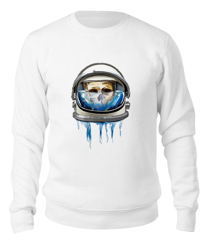 

Свитшот унисекс Printio Dead astronaut белый L, Dead astronaut