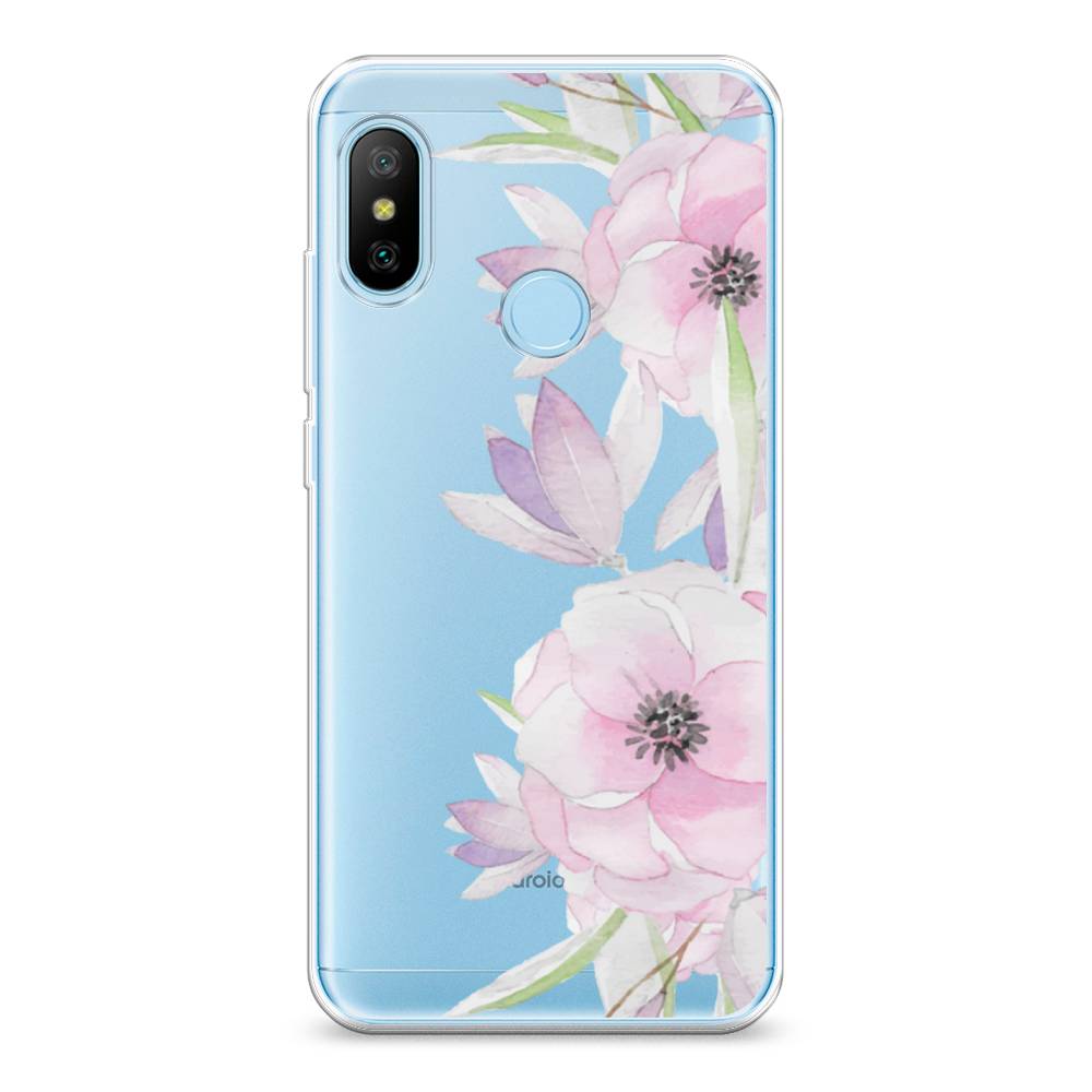 

Чехол Awog на Xiaomi Redmi 6 Pro/6 Plus/Mi A2 Lite "Нежные анемоны", Разноцветный, 34250-8