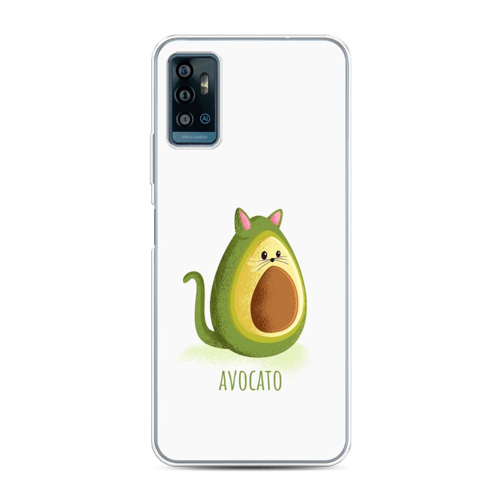 фото Силиконовый чехол "avocato" на zte blade a71 awog