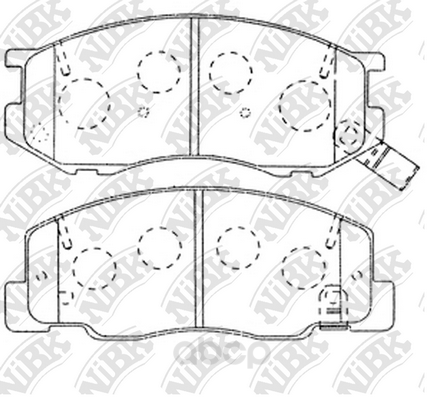 

Колодки тормозные дисковые TOYOTA Ipsum 96-03 PN1404