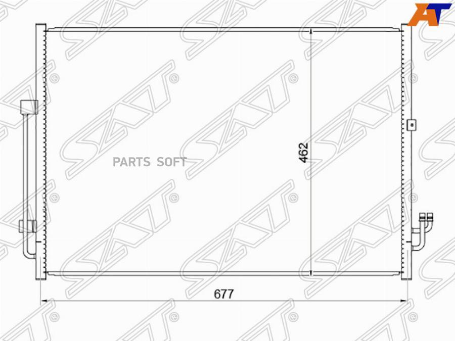 

Радиатор Кондиционера Nissan Murano #Z51 08- Sat арт. ST-DTG6-394-0