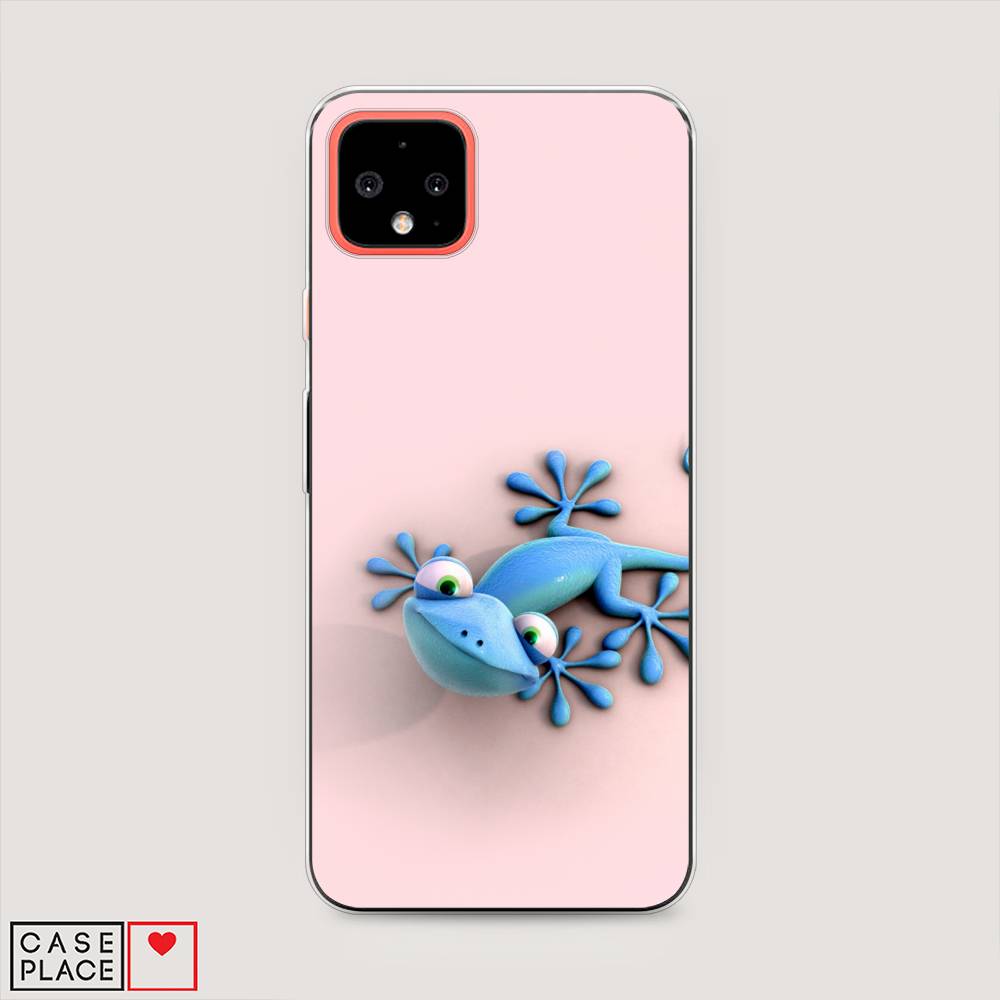 

Чехол Awog на Google Pixel 4 XL "Голубая ящерка", Разноцветный, 270550-2