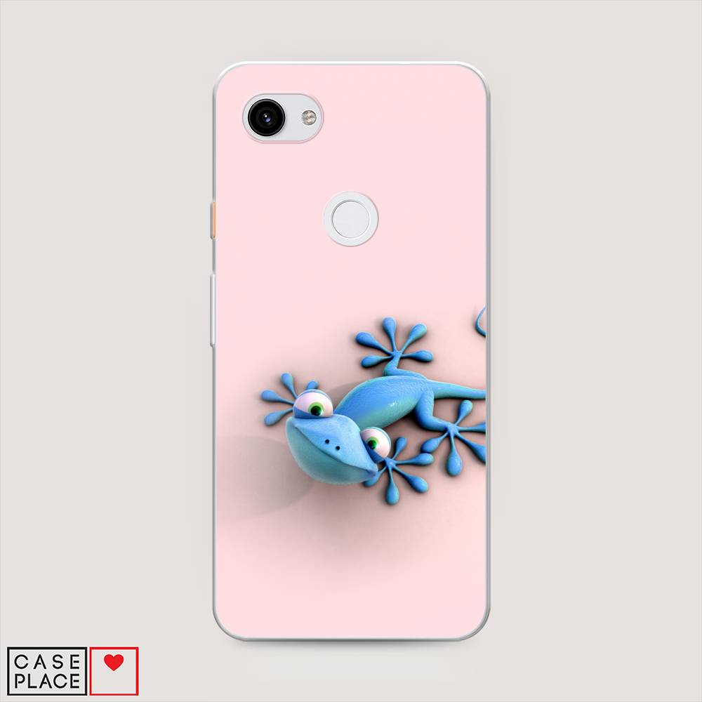 

Чехол Awog на Google Pixel 3A XL "Голубая ящерка", Разноцветный, 270450-2